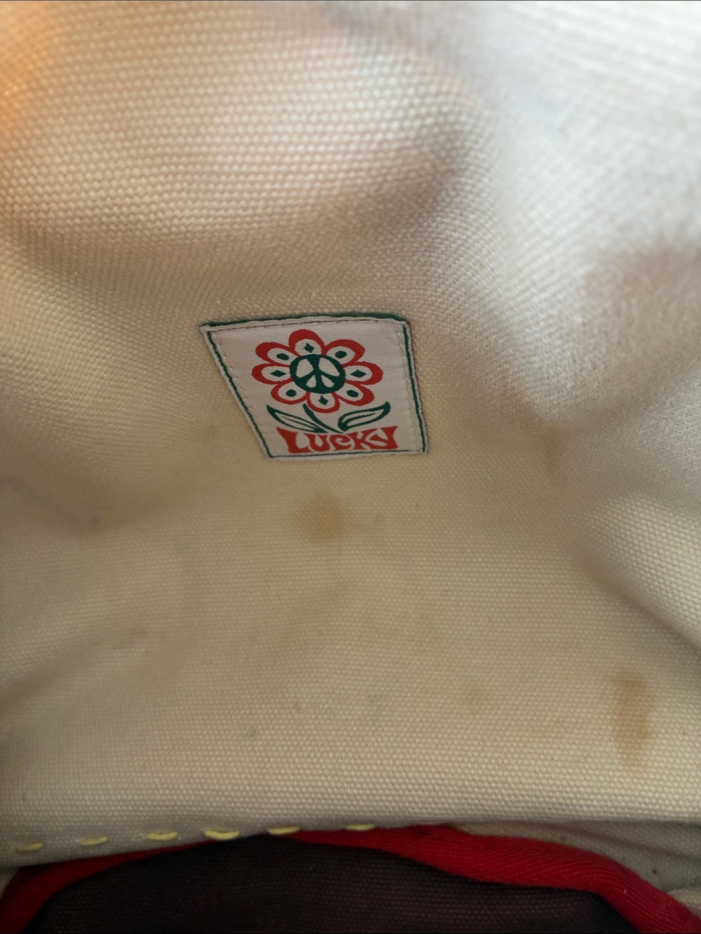 Vintage Lucky Brand heavy canvas bucket tote - Picture 4 of 6